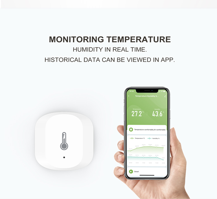 R7048-V2 Temperature and Humidity Sensor - Zigbee Sensors - 3