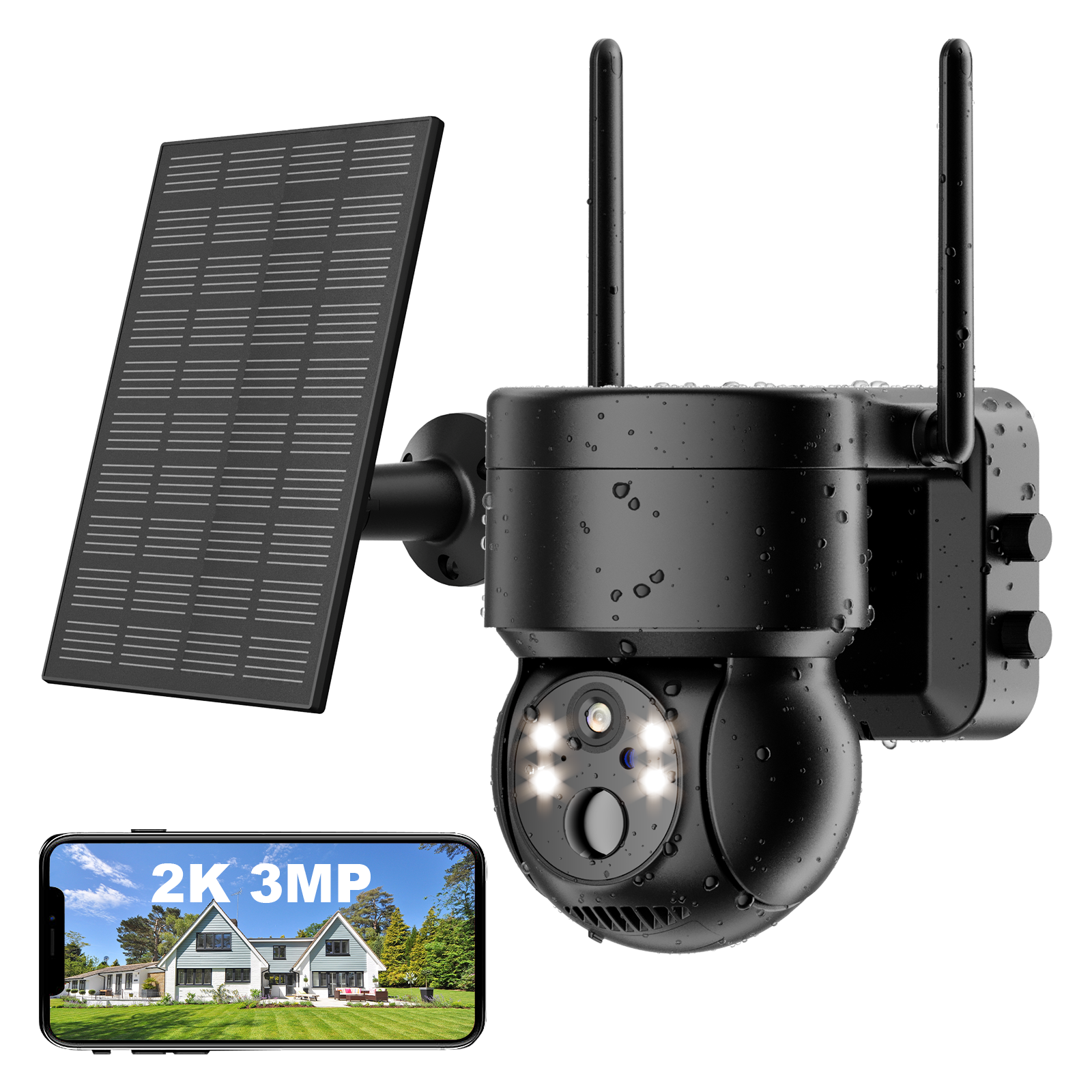 R3569 Wi-Fi Pan and Tilt Outdoor Camera - Outdoor Cameras - 1