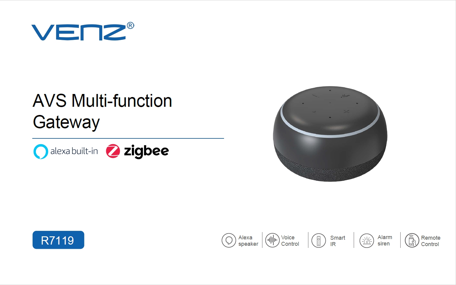 R7119 AVS Multi-function Gateway - Voice Control - 1